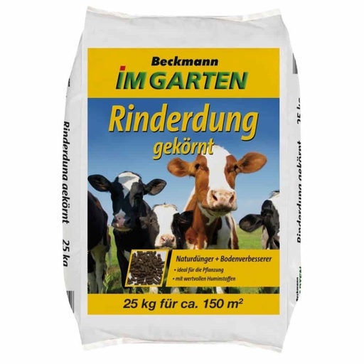 [BONI-10592] Nötkreatursgödsel i granulatform 25 Kg passar för ekologisk odling