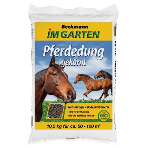 [BONI-10596] Hästgödsel granulat 10,5kg för ca 50-100m² BIO odling lämplig